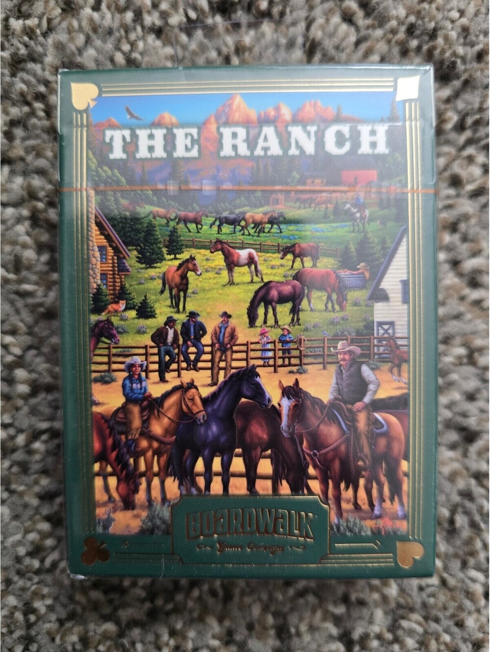 Boardwalk The Ranch Playing Cards Deck NEW SEALED Western Cowboy Souvenir